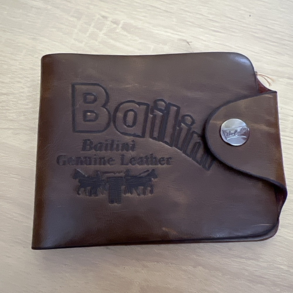Vintage Bailini Genuine Leather Wallet